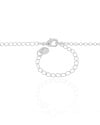 Choker Grumet Bolinhas Lisas Ródio Branco