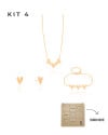KIT 4 Banho Ouro 18K