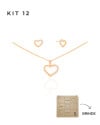 KIT 12 Banho Ouro 18K
