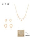 KIT 15 Banho Ouro 18K