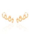 Ear Cuff Mola Lisa 3.0 cm Banhado a Ouro 18K