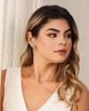 Ear Cuff Mola Lisa 3.0 cm Ródio Branco
