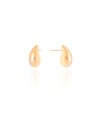 Brinco Gota Lisa Abs 1.6 cm Banhado a Ouro 18K