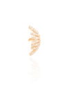 Piercing Filetes Cravejados Cristal Banhado a Ouro 18K