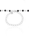 Choker Bolas Geométricas Pretas e Lisas Douradas Ródio Branco