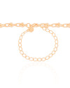 Choker Elos em U 5 mm Banhado a Ouro 18K
