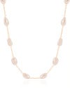Gargantilha Elos Pérolas Barrocas Banhado a Ouro 18K - 40 cm