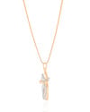 Gargantilha Veneziana Abraço Mix de Banhos Banhado a Ouro 18K - 45 cm
