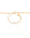 Gargantilha Dupla Redondo Ponto de Luz Cristal Banhado a Ouro 18K - 45/50 cm