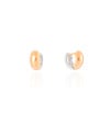 Brinco Argola Click Reta Lisa 1.3 cm Mix de Banhos