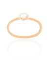Pulseira Rabo de Rato 4 mm Banhado a Ouro 18K