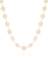 Choker Pérolas Achatadas 8 mm Banhado a Ouro 18K