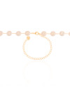 Choker Pérolas Achatadas 8 mm Banhado a Ouro 18K