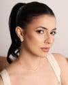 Choker Veneziana Pontos de Luz Cristal 5 mm Banhado a Ouro 18K
