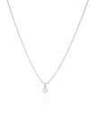Choker Veneziana Pontos de Luz Cristal 5 mm Ródio Branco