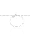 Choker Elos Pérolas Ródio Branco