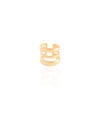 Piercing Três Filetes Lisos Banhado a Ouro 18K