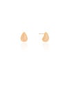 Brinco Gota Cravejada Cristal Banhado a Ouro 18K