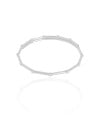 Bracelete Mola Canutilhos Pontos de Luz Cristal Ródio Branco