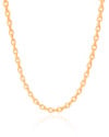 Choker Elos Torcidos 4 mm Banhado a Ouro 18K
