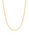 Choker Torcida Detalhada 2 mm Banhado a Ouro 18K