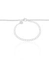 Choker Torcida Detalhada 2 mm Ródio Branco