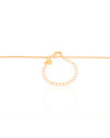 Gargantilha Riviera Cravejada Cristal Banhado a Ouro 18K - 45 cm