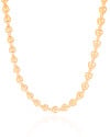 Choker Corações Bolinhas Banhado a Ouro 18K