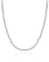 Choker Abaulada ABS Ródio Branco
