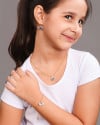 Brinco Infantil Argola Stitch 2.2 cm Banhado a Ouro 18K