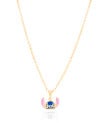 Gargantilha Infantil Elos Stitch 1.0 cm Banhado a Ouro 18K - 45 cm