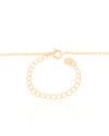 Gargantilha Infantil Elos Stitch 1.0 cm Banhado a Ouro 18K - 45 cm