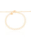 Gargantilha Infantil Grumet Bolinhas 2 mm Banhado a Ouro 18K - 32 cm