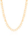 Gargantilha Infantil Smile 5 mm Banhado a Ouro 18K - 31 cm