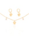 Conjunto Infantil Minnie Banhado a Ouro 18K