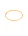 Bracelete Mola Quadrados 2 mm Banhado a Ouro 18K