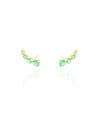 Ear Cuff Pontos de Luz Turmalina Banhado a Ouro 18K