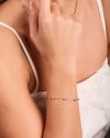 Pulseira Elos Cristais Coloridos Banhado a Ouro 18K