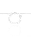 Gargantilha Gomos Gotas Turmalina Ródio Branco - 40 cm