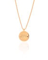 Gargantilha com Pingente Redondo Personalizado Banhado a Ouro 18K