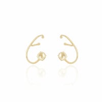 Ear Cuff Tarraxa Piercing Banhado a Ouro 18K