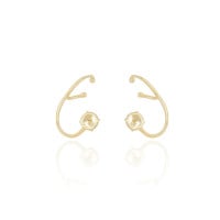 Ear Cuff Tarraxa Piercing Banhado a Ouro 18K