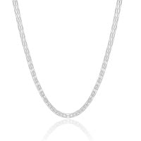 Choker Malha Oca Ródio Branco