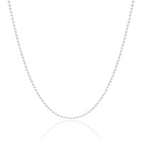 Choker Bolinhas 1.5 mm Ródio Branco