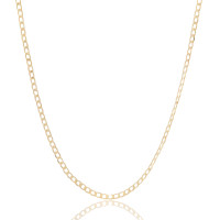 Gargantilha Longa Grumet 3mm Banhado a Ouro 18K