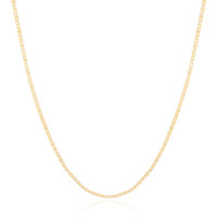 Gargantilha Piastrine 2 mm Banhado a Ouro 18K