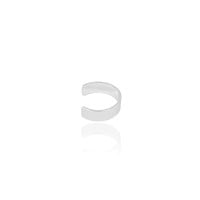 Piercing Liso Achatado Ródio Branco