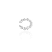 Piercing Bolinhas Lisas Ródio Branco