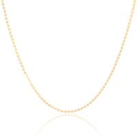 Choker Bolinhas Achatadas Banhado a Ouro 18K