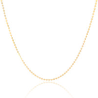 Choker Bolinhas Achatadas Banhado a Ouro 18K